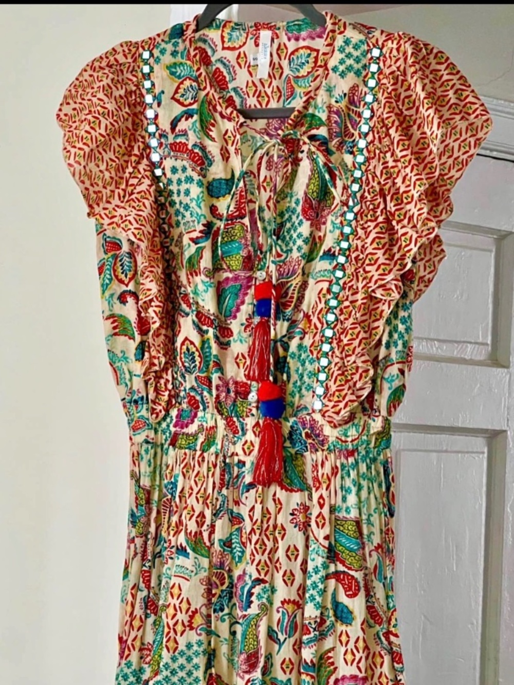 Boutique multicolored dress size small